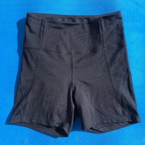 Girlfriend Collective High-Rise Run Short, Black